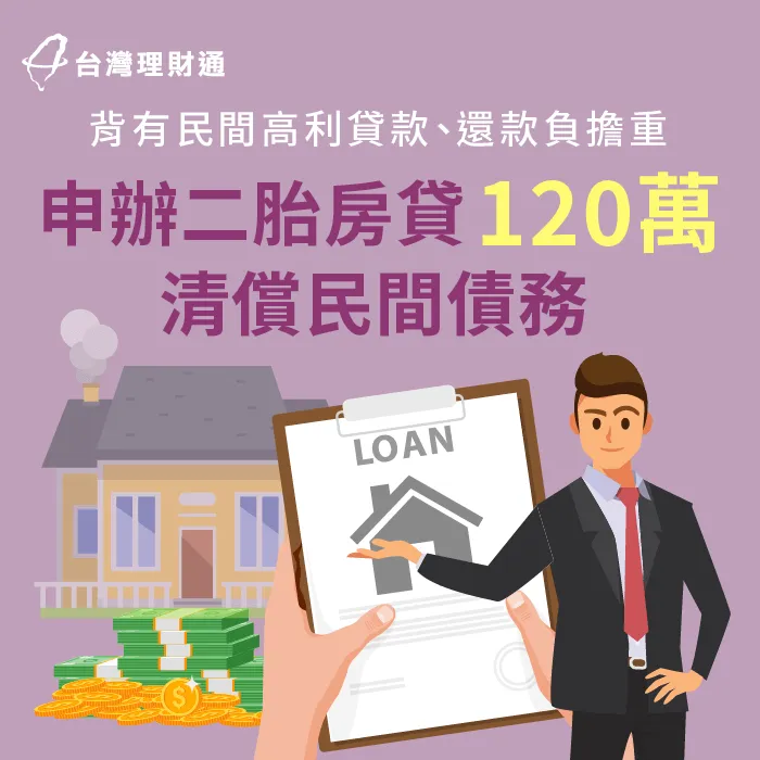 欠有民間高利債務,導致還款困難,案例C先生該如何渡過難關?立即點擊看詳情! 雲林縣C先生二胎房貸案例-二胎房貸推薦