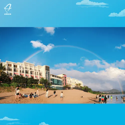 夏都酒店私人沙灘-員工旅遊
