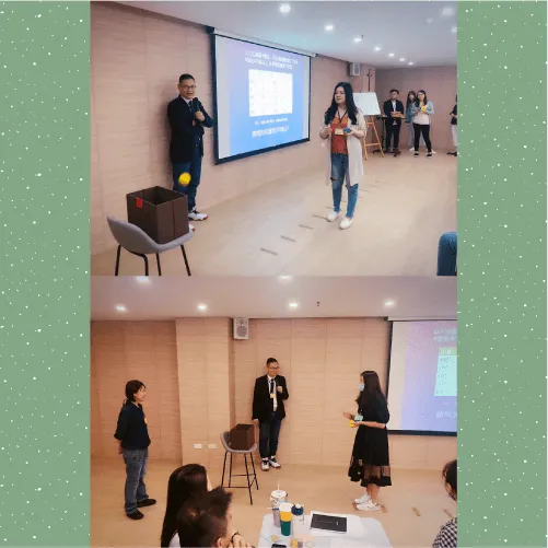 與分組搭檔進行投擲球的挑戰 投擲球遊戲挑戰-夢想dna