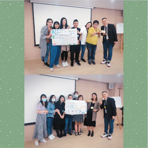 在課程中,學習找到擁有共同夢想的創業團隊 圓夢計劃發想體驗-夢想dna