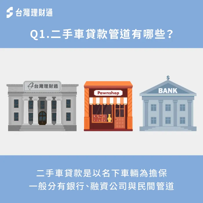 常見的3大二手車貸款管道-二手車可以貸款嗎