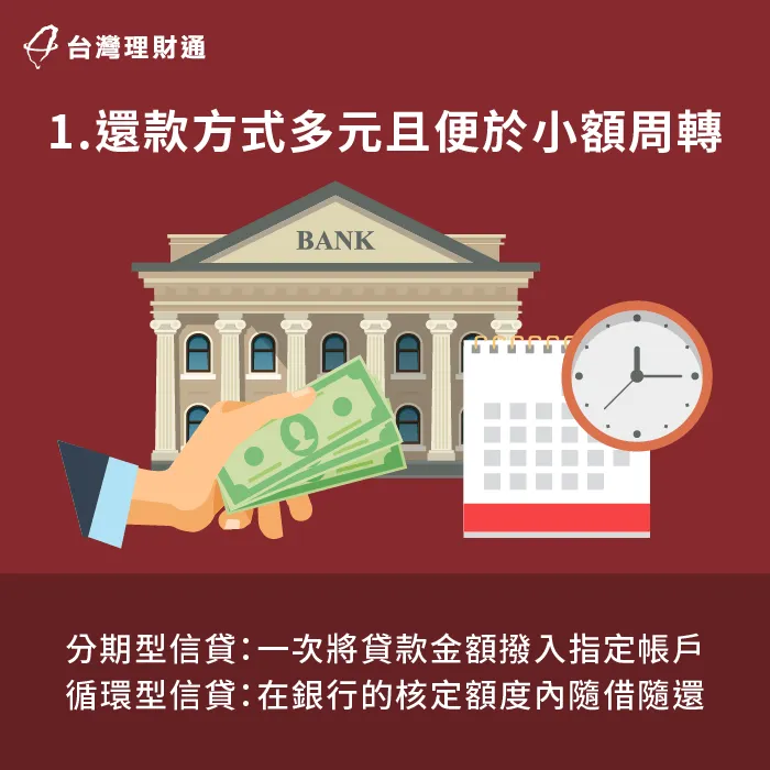 信用貸款的還款方式多元,可供申貸人選擇適合自己的還款方案 信用貸款還款方式多元-信貸 理財