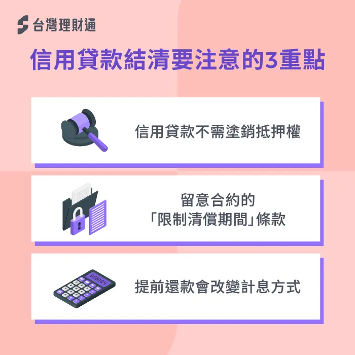 信用貸款結清前後,有哪些還款眉角要注意呢?3大重點一次告訴你! 信用貸款結清前後的3個注意事項-信用貸款結清