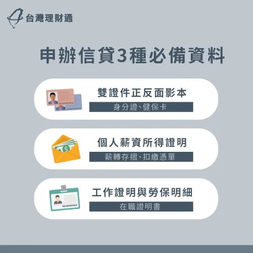 信用貸款必備3大基本資料-信用貸款準備資料