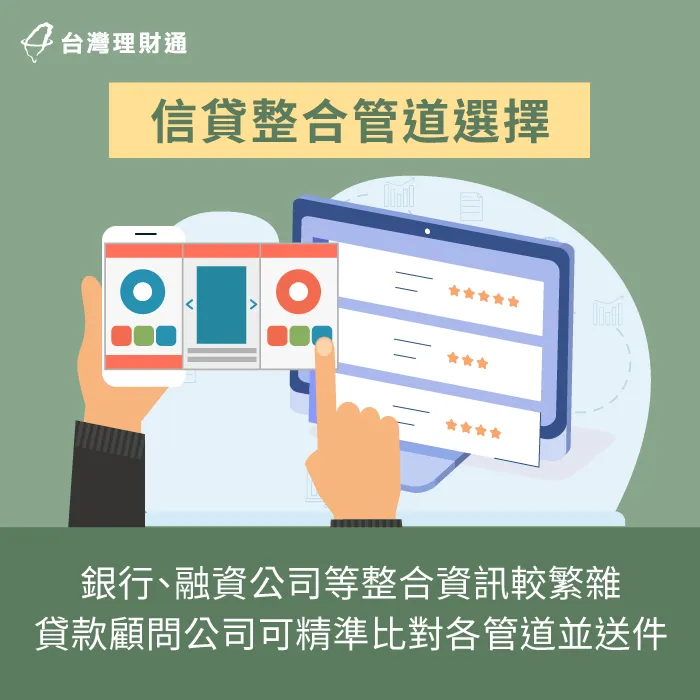 管道眾多較難全面比較方案-信貸整合是什麼