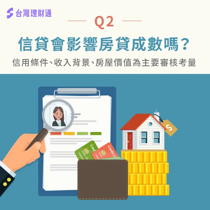 房貸審核面向非常多元,信貸對房貸成數的影響只是其中一環! 信貸會影響房貸成數嗎-信貸會影響什麼