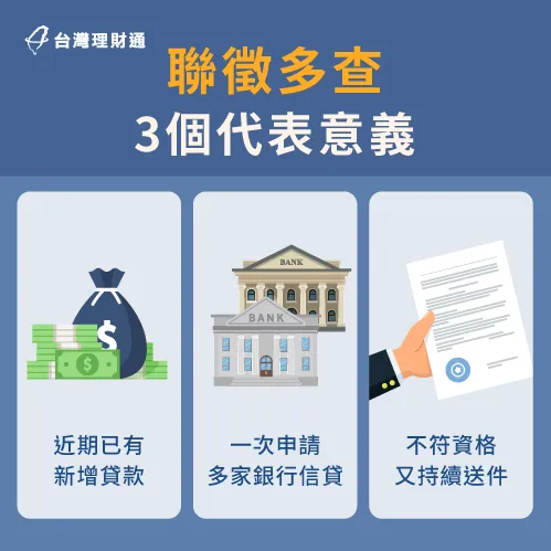 聯徵多查對銀行來說就是信用出狀況,一起來深入看看銀行的認知吧! 聯徵3次的代表意義-聯徵多查貸款