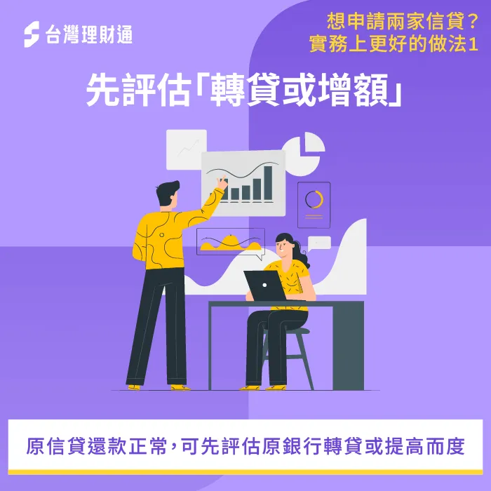 評估轉貸、增貸-信貸可以貸兩家嗎