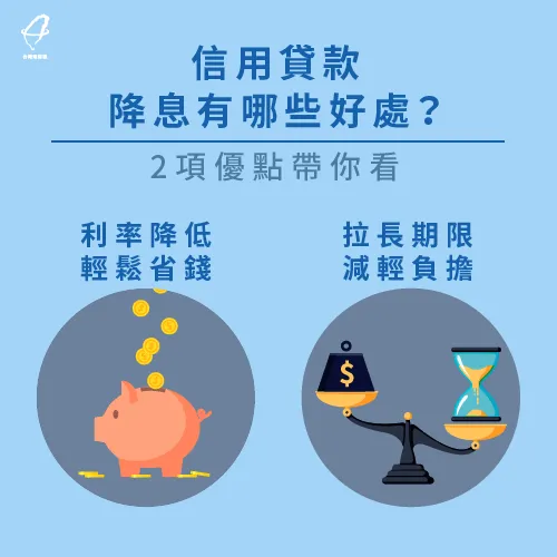 信用貸款降息2項優點-信用貸款降息