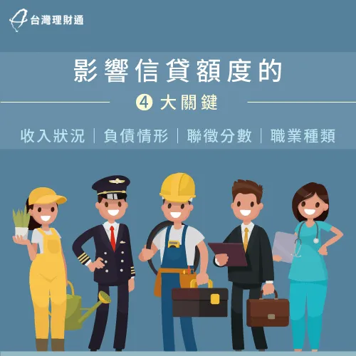 影響信貸額度4大關鍵-信貸額度怎麼算