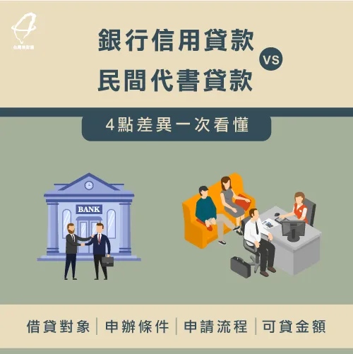 民間代書信用貸款差異-民間代書信貸