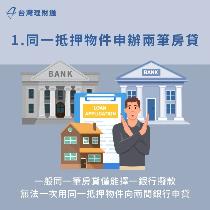 即使兩間銀行都過件也只能擇一銀行撥款-房貸同時送兩家銀行