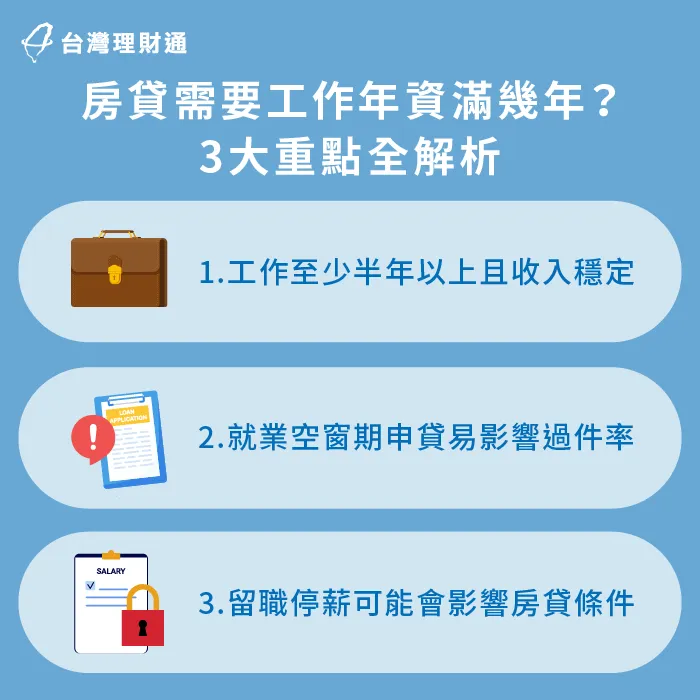 房貸需要工作滿幾年才可以申請?3個重點分析帶你了解 3個審核重點告訴你申請房貸需要工作年資滿幾年-房貸 工作證明