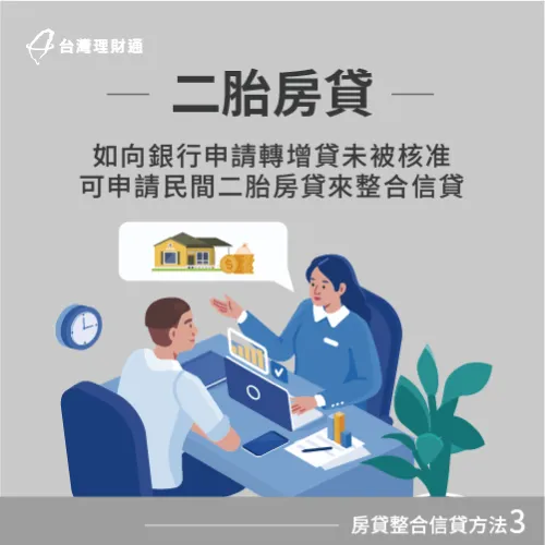 二胎房貸申貸門檻較銀行寬鬆-房貸跟信貸可以整合嗎