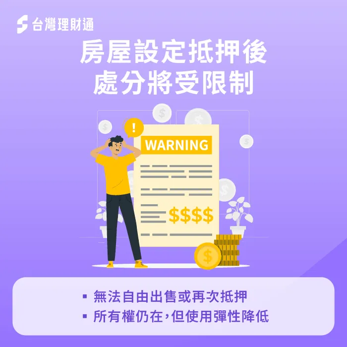 房屋設定抵押後有哪些限制?出售、增貸與處分權重點一次了解 產權處分-房屋抵押貸款非本人可以貸嗎