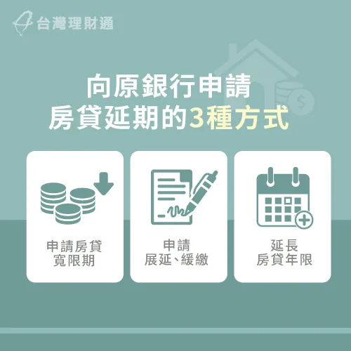 如果想申請房貸延期,可以看看這3種方法哪種符合你的需求! 申請房貸延期的3種方式-房貸可以延期嗎