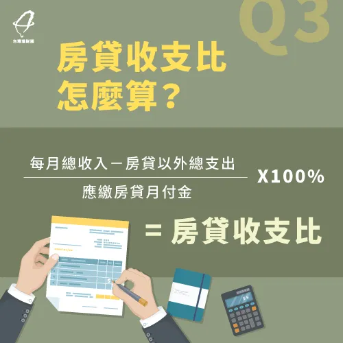 房貸收支比怎麼算-房貸收支比計算