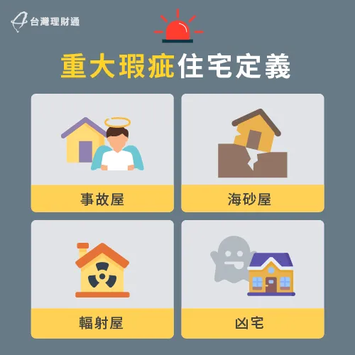 想讓房貸申貸更順利,在選擇房屋時記得避開重大瑕疵住宅 房屋若屬重大瑕疵住宅較難核貸-申請房貸條件
