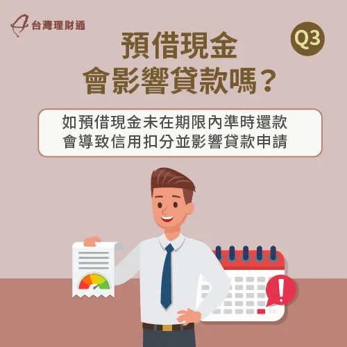 若申貸人有預借現金紀錄,很高機率會降低銀行的核貸意願! 預借現金會影響貸款核貸機率-預借現金會影響貸款嗎