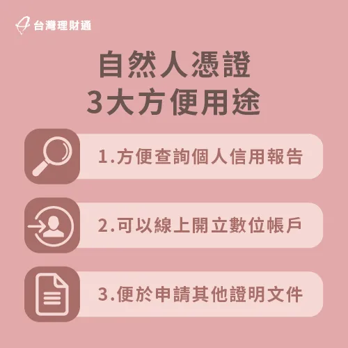 自然人憑證到底有哪些用途呢?想知道的朋友,趕快跟著台灣理財通一起看下去! 自然人憑證3種不同用途分享-自然人憑證用途