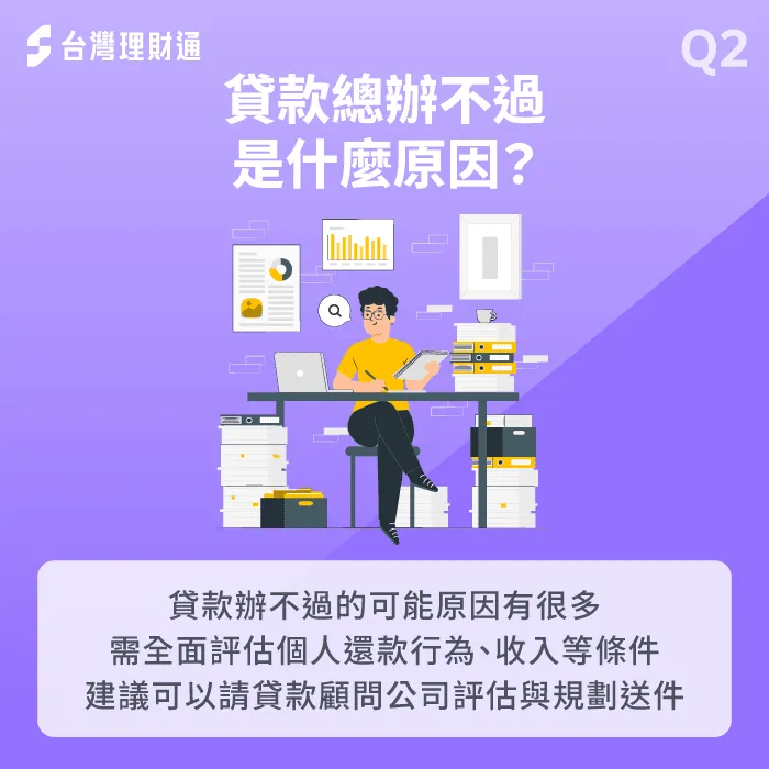 貸款辦不過的常見原因分析-貸款沒過怎麼辦