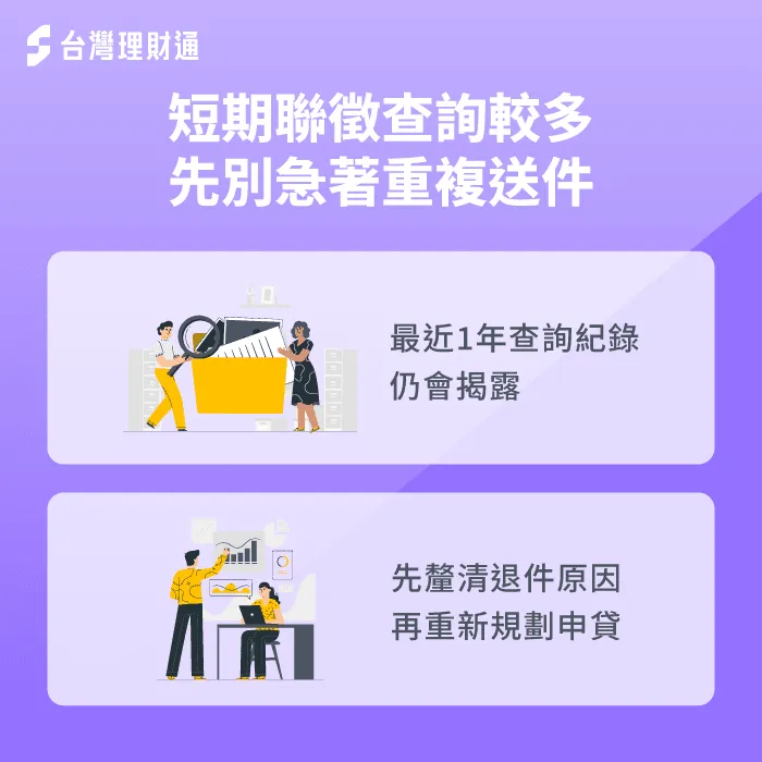 聯徵查詢較多-貸款沒過要等多久