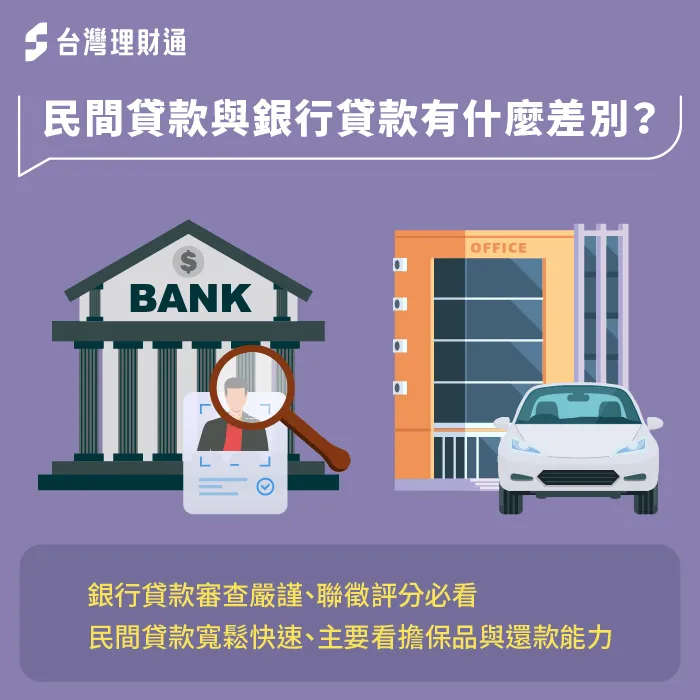 民間貸款與銀行貸款有什麼差別-民間貸款安全嗎