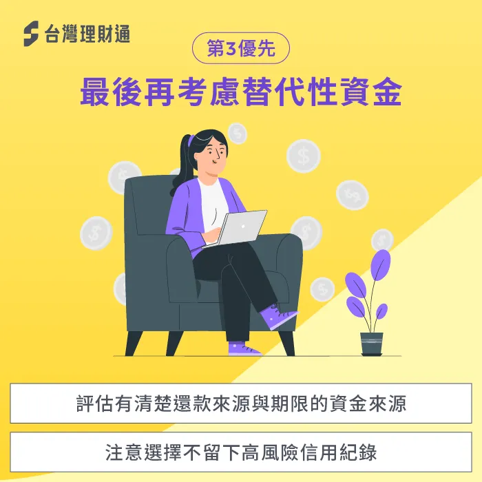 在與銀行溝通、檢視債務結構後,再評估新的替代還款方案 替代還款方案-繳貸款可以刷卡嗎