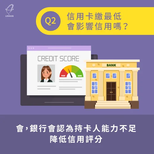 信用卡繳最低信用會扣分-信用卡繳最低會影響信用嗎