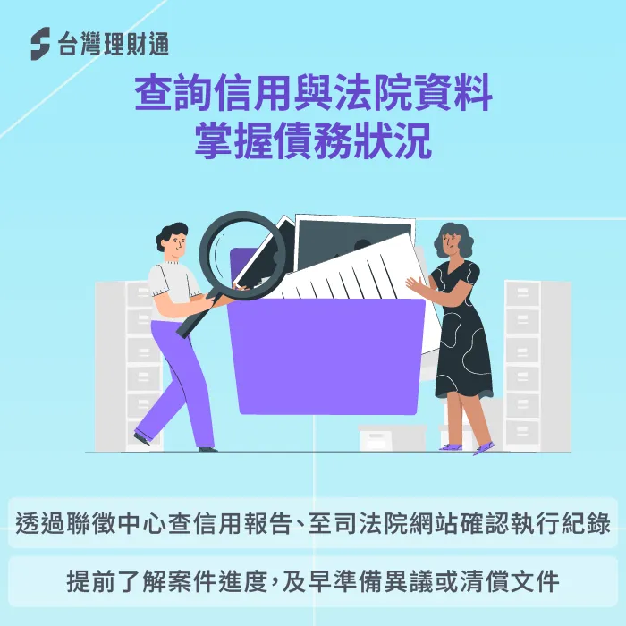 查詢信用資料-貸款未繳被強制執行