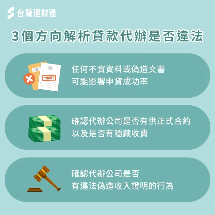 合法貸款代辦不會修改或偽造申貸資料,會提供明確的服務條款並與多家銀行合作 貸款代辦是否違法-貸款代辦合法嗎
