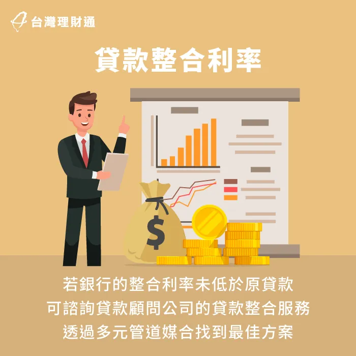 整合利率建議低於原貸款利率才划算-貸款整合條件