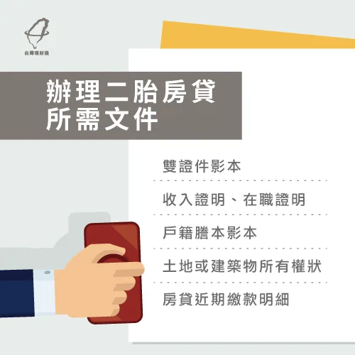 二胎房貸所需文件-房屋二胎流程