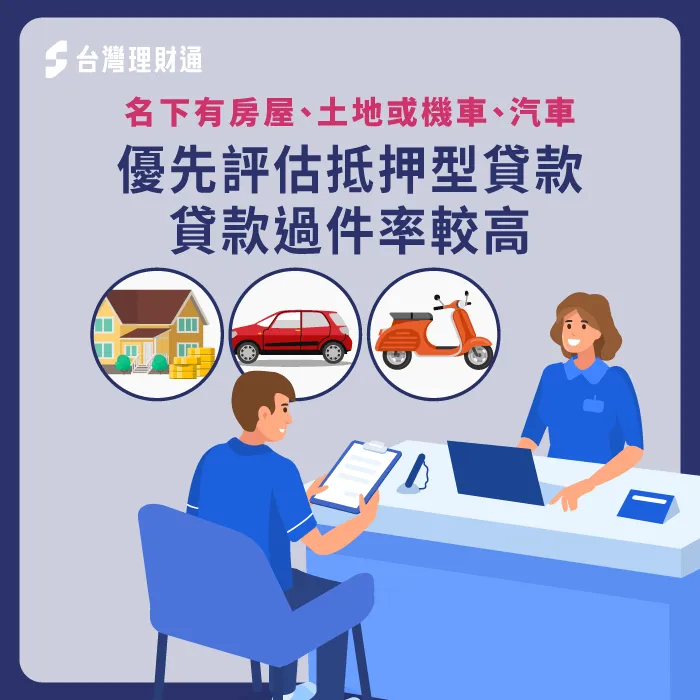 優先考慮抵押型貸款-房貸二胎信貸