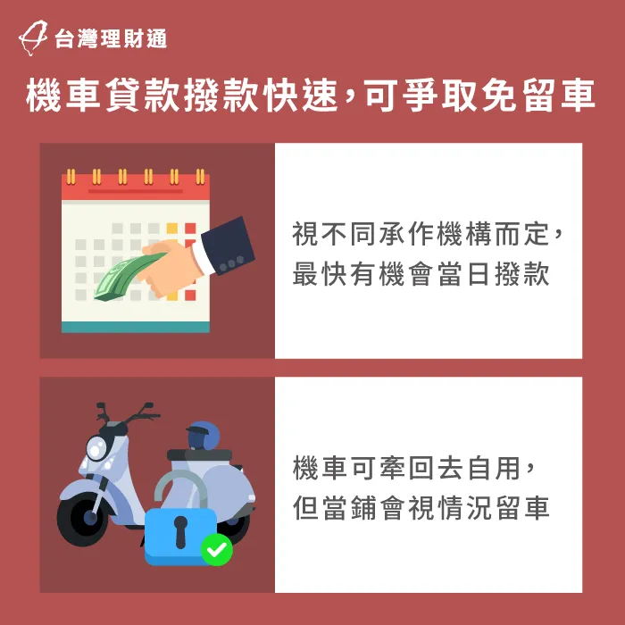 機車貸款撥款快速且不強制留車-機車貸款推薦