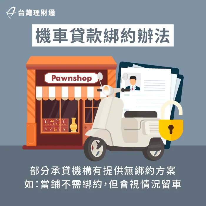 僅少數機構有提供無綁約方案-機車貸款綁約注意事項