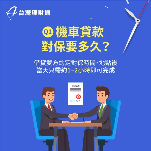 機車貸款對保要多久-機車貸款對保完多久撥款