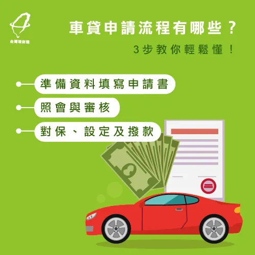 汽車貸款申請流程3步驟報你知! 車貸流程-汽車貸款推薦