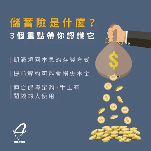 認識儲蓄險-儲蓄險