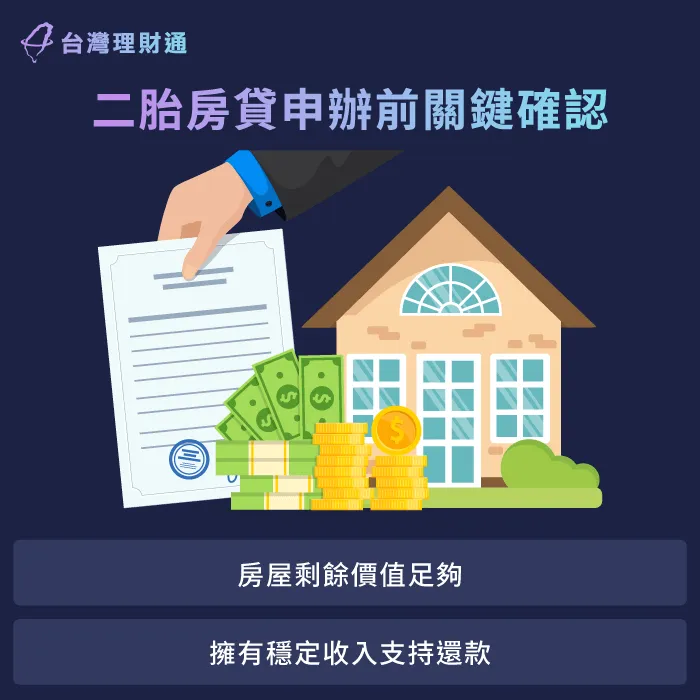 二胎房貸申辦前須要先確定自身財務狀況 二胎房貸關鍵確認-二胎房貸申辦