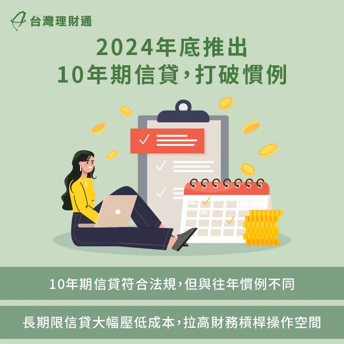 10年期信貸打破慣例-長期限信貸