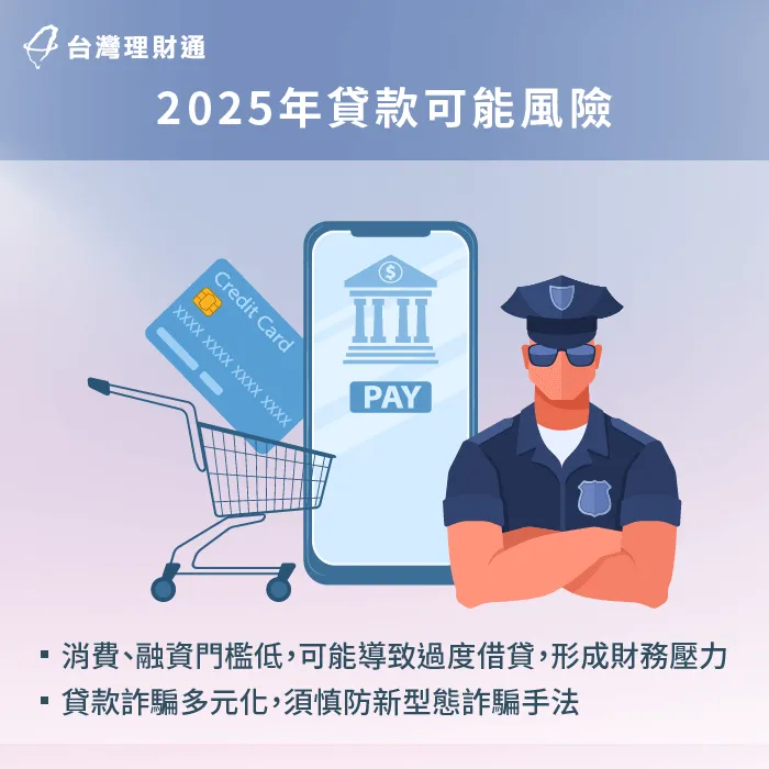 2025年可能遇到經濟突發狀況所引發的貸款風險 留心貸款風險-2025 信用貸款