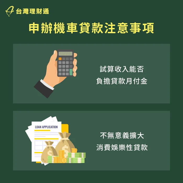 評估自身還款能力並勿衝動貸款-機車貸款不繳