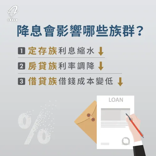 央行降息影響族群-央行降息影響