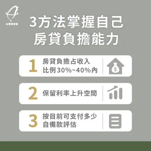 你知道如何評估自己的房貸負擔能力嗎?不妨試試這3種方法! 可負擔多少房貸-房貸負擔能力