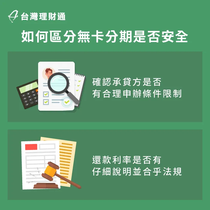 透過檢視分期合約的完整度、說明合約過程是否有避重就輕 如何區分無卡分期是否安全-無卡分期貸款
