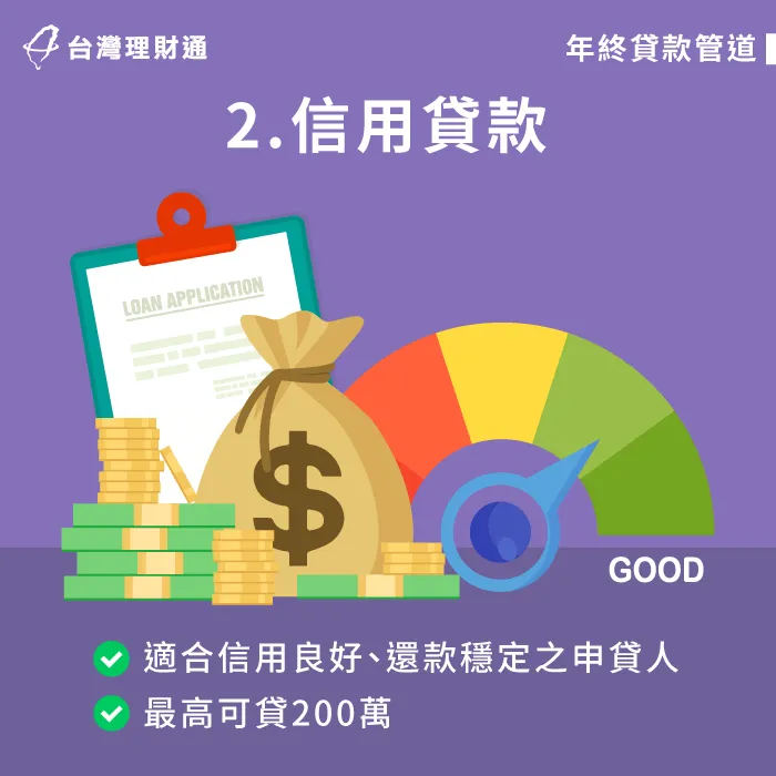 信用貸款利率低且還款年限長-年終 貸款