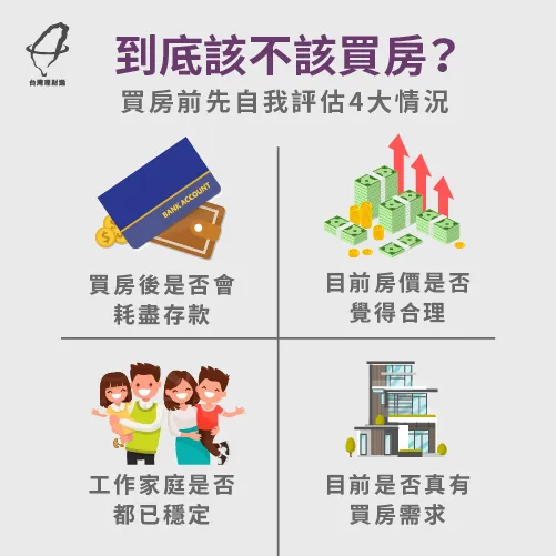 想知道自己該不該買房,不妨先確認看看這4種情況! 4情況判斷該不該買房-房屋貸款推薦
