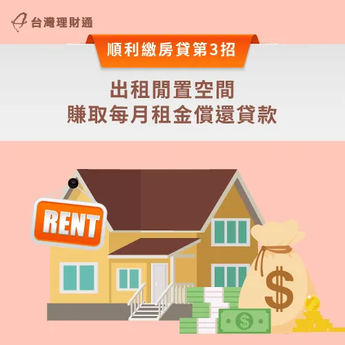 出租閒置空間-房貸繳不出來
