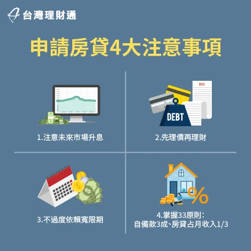 4個房貸注意事項-房貸推薦